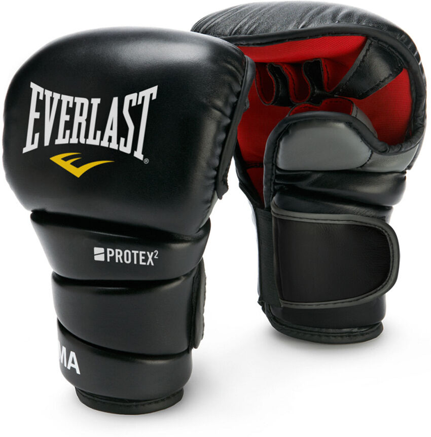 Everlast Large Protex 3 Leather MMA Gloves NoColor NoSize