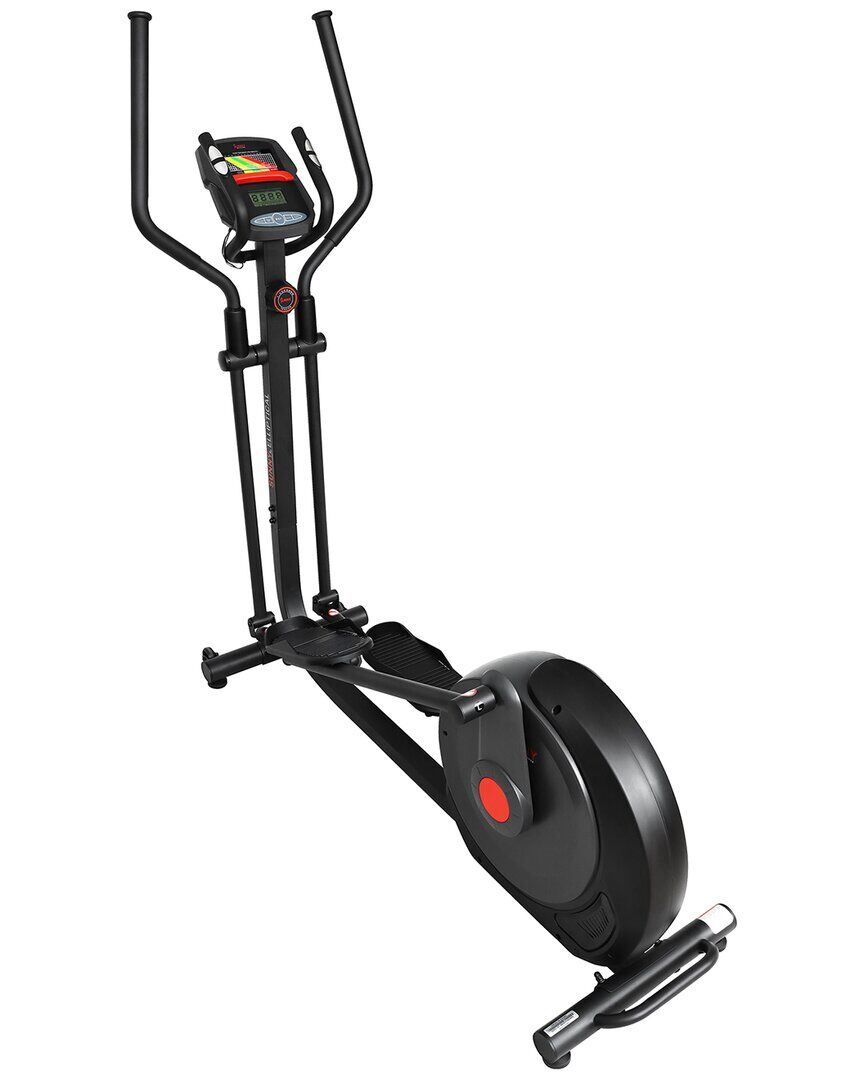 Sunny Health & Fitness Power Stride Smart Elliptical Cross Trainer Machine Black NoSize