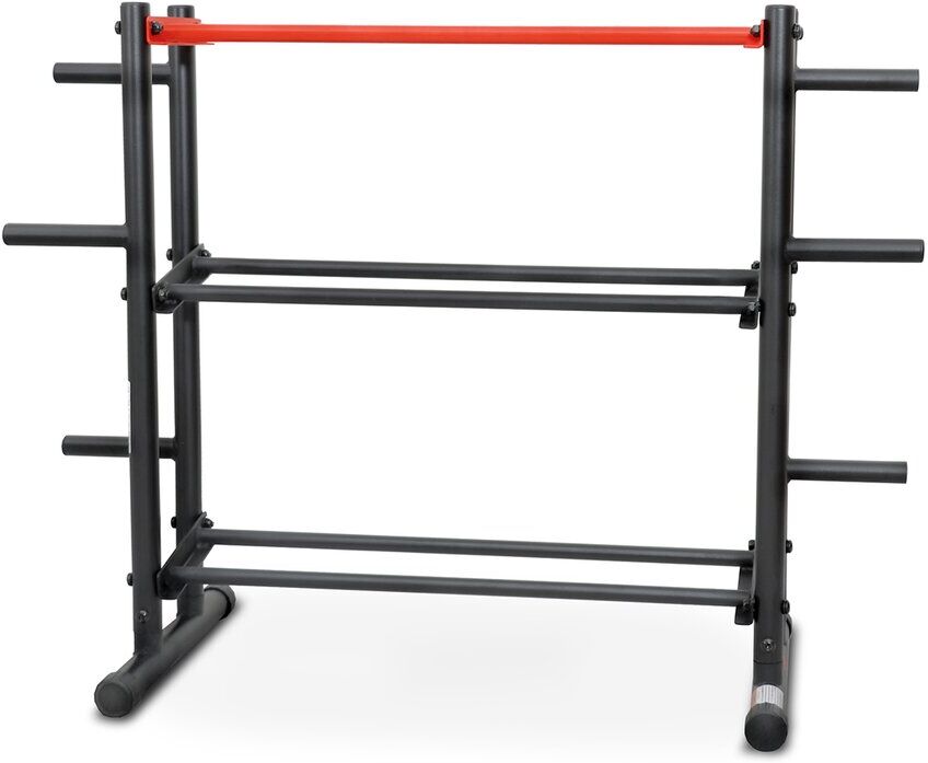 Sunny Health & Fitness Multi-Weight Storage Rack Stand Black NoSize