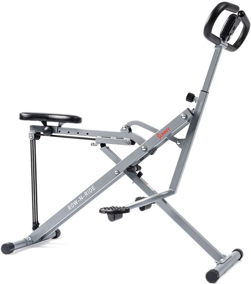 Sunny Health & Fitness Upright Row-N-Ride Exerciser In Silver Gray NoSize