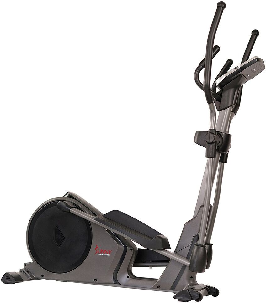 Sunny Health & Fitness Pre-Programmed Elliptical Trainer steel 50in x12.4in x26in