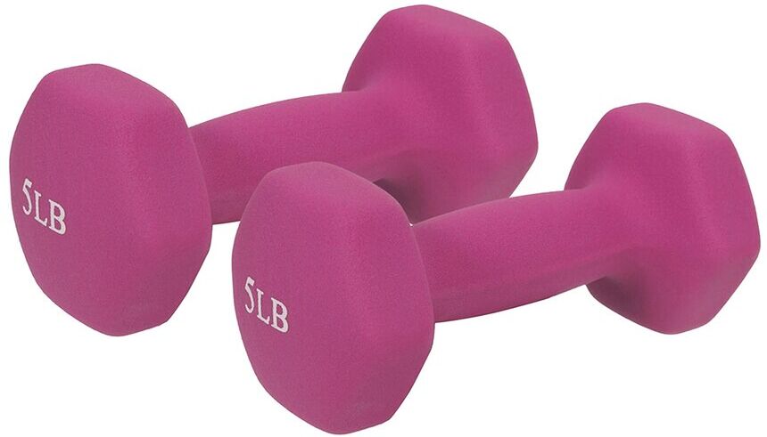 Sunny Health & Fitness Neoprene Dumbbell Purple NoSize