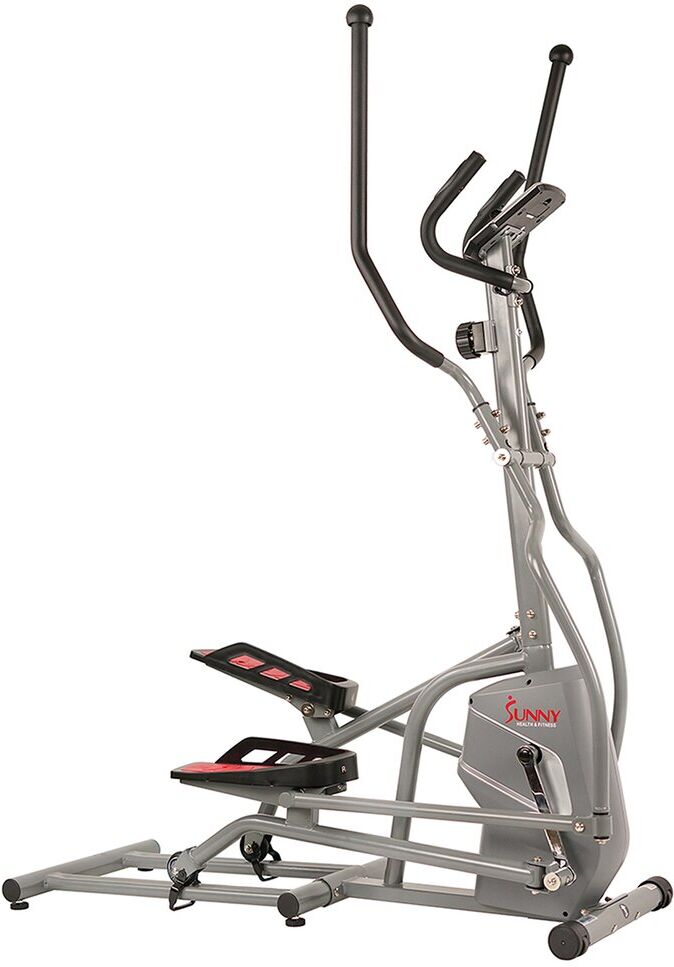 Sunny Health & Fitness Magnetic Elliptical Trainer steel 39in x14.2in x26in