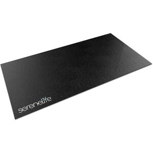 SereneLife Exercise and Fitness Mat Black NoSize