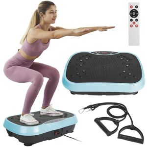 Fresh Fab Finds Vibration Exercise Machine with Resistance Bands Blue NoSize