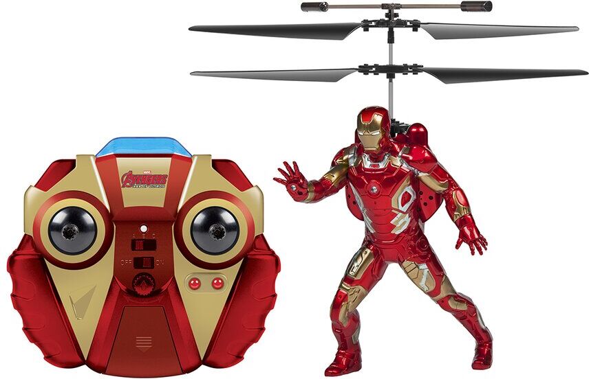 World Tech Toys Marvel Avengers Iron Man Flying Figure IR Helicopter NoColor NoSize