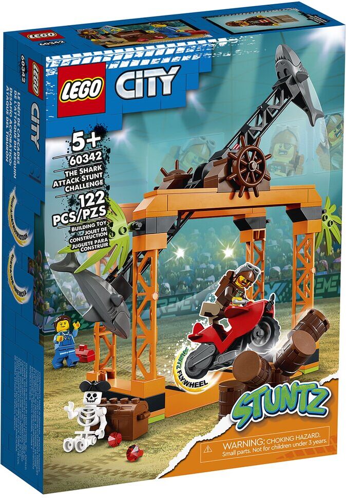 Lego City 60342 The Shark Attack Stunt Challenge NoColor NoSize