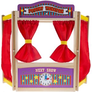 Trademark Hey! Play! Wooden Puppet Theater NoColor NoSize