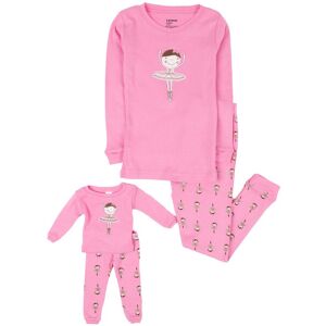 Leveret Matching Girls & Doll Pajama NoColor 4