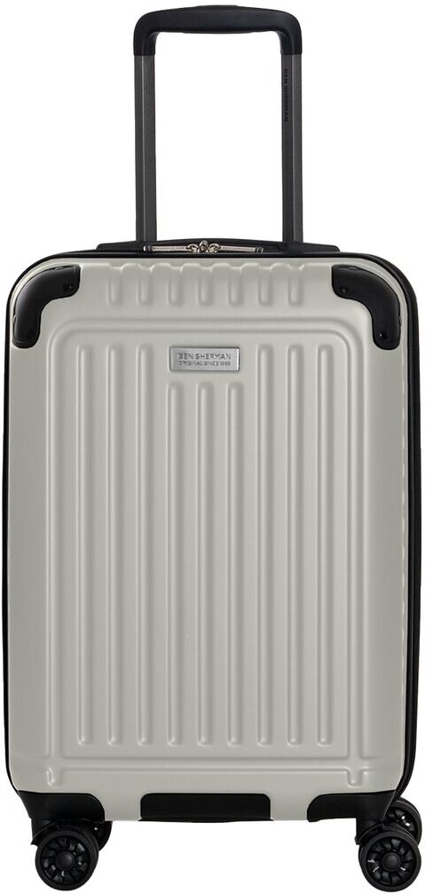 Ben Sherman Sunderland 20in Spinner Luggage White NoSize