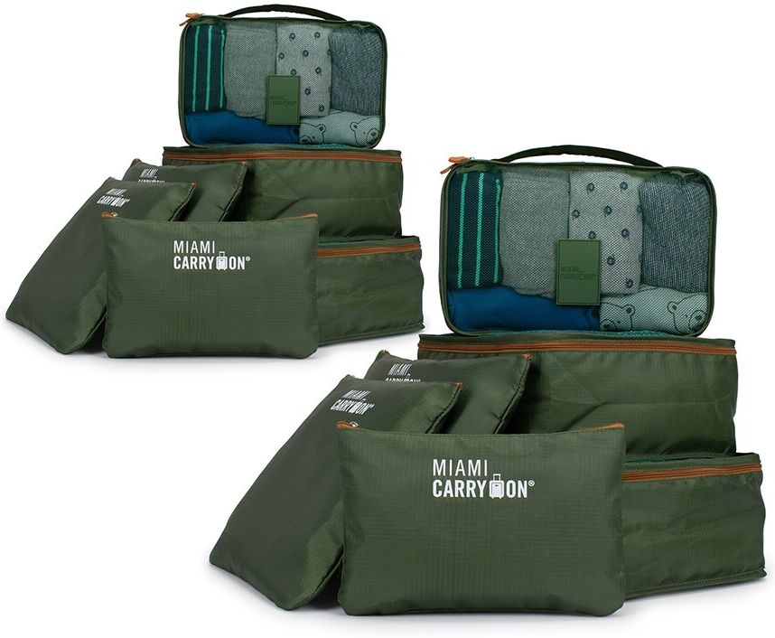 MIAMI CARRYON Collins 12-Piece Packing Cube Set Green NoSize