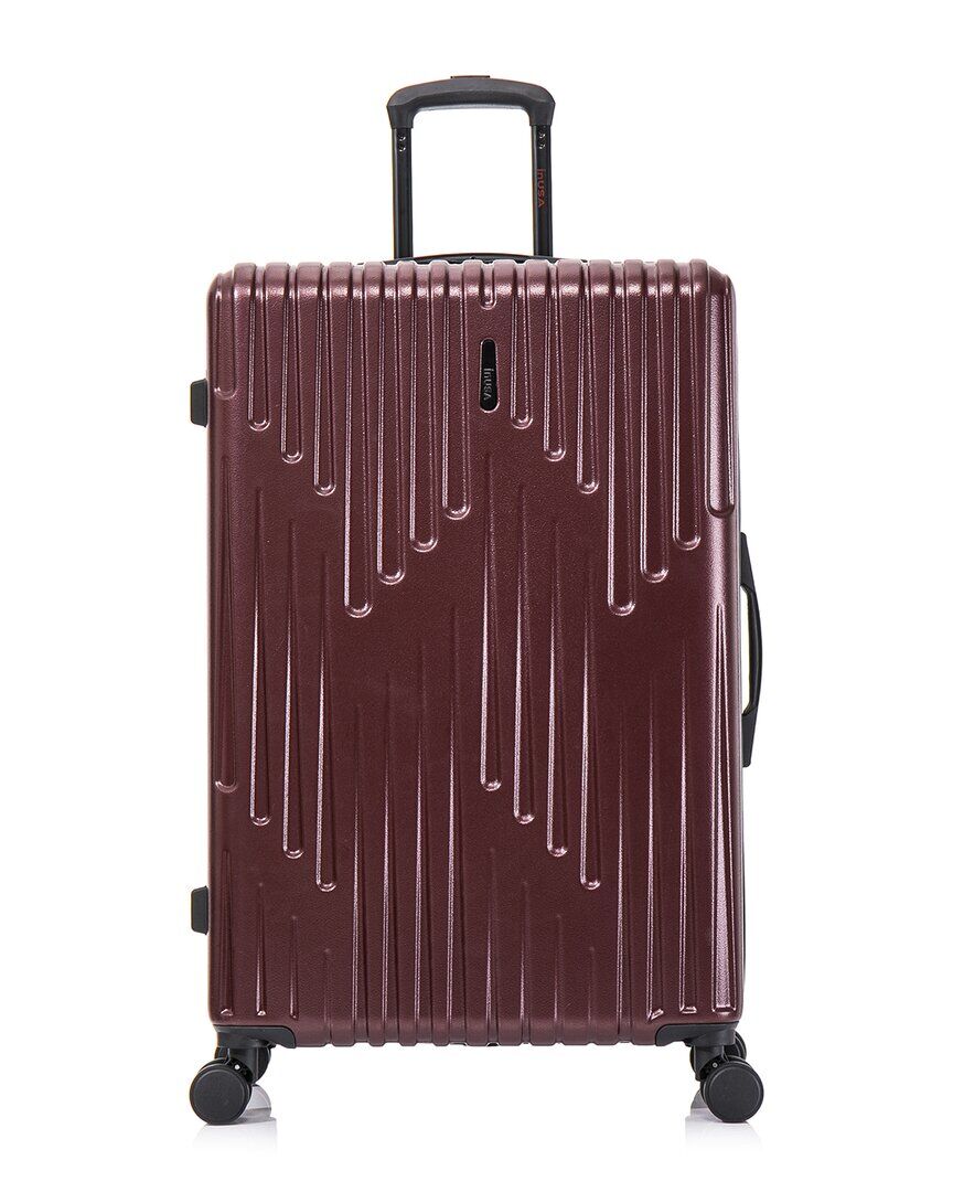 InUSA Drip Lightweight Hardside Spinner Luggage 28" Red NoSize
