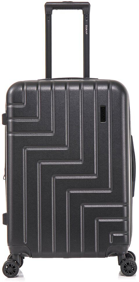 DUKAP Zahav Lightweight Expandable Hardside Spinner Luggage 24" Black NoSize