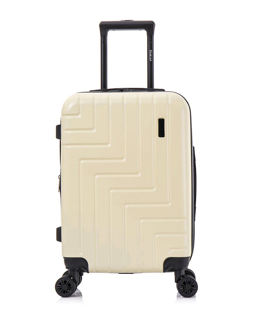 DUKAP Zahav Lightweight Expandable Hardside Spinner Luggage 20" Brown NoSize