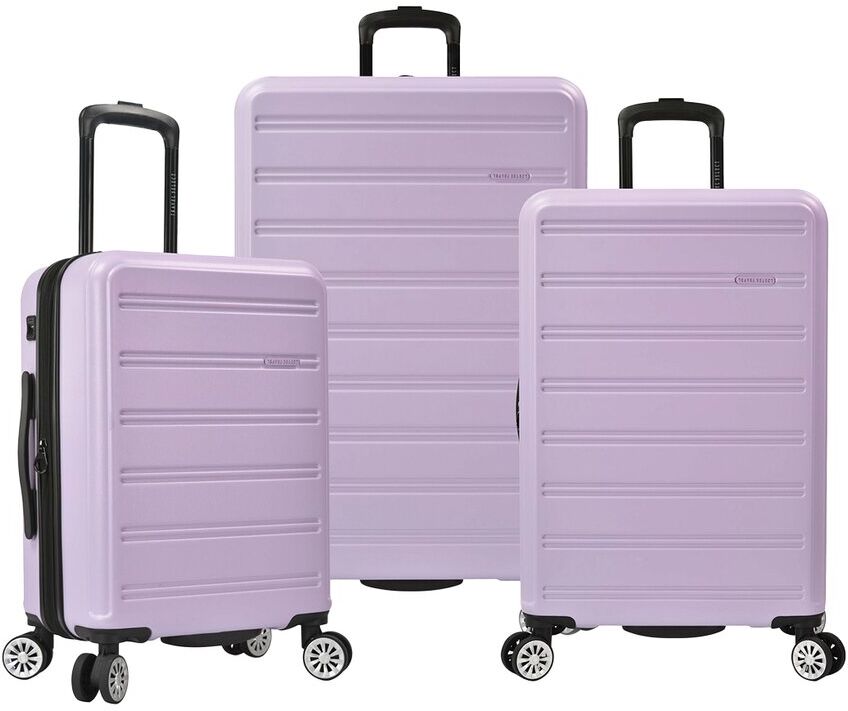 Travel Select Snowcreek 3pc Hardside Spinner Luggage Set Purple NoSize