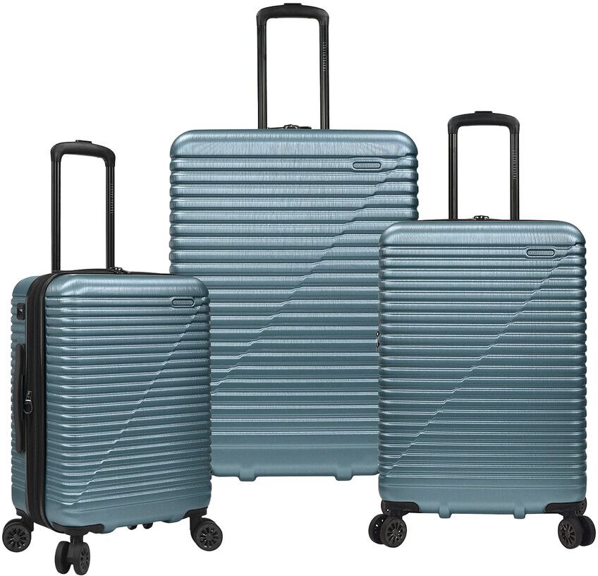 Travel Select Sunny Side 3pc Hardside Spinner Luggage Set Blue NoSize