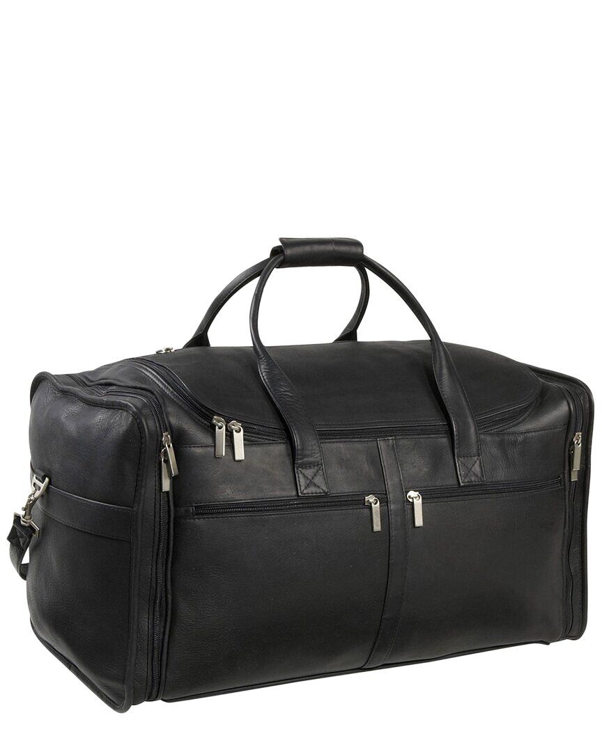 Le Donne Classic Cabin Leather Duffel Bag Black NoSize