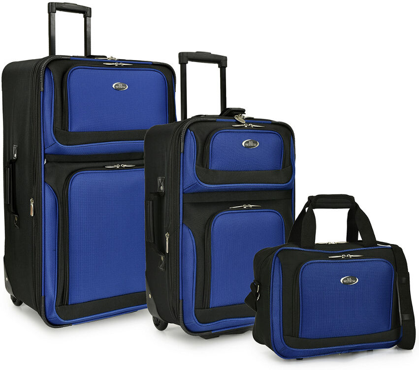 U.S. Traveler New Yorker 3pc Rolling Luggage Set NoColor NoSize