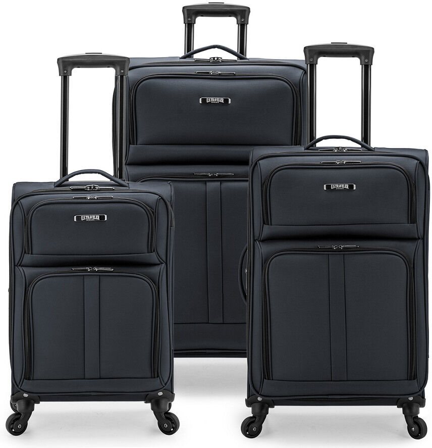 U.S. Traveler Anzio 3pc Softside Expandable Spinner Luggage Set NoColor NoSize