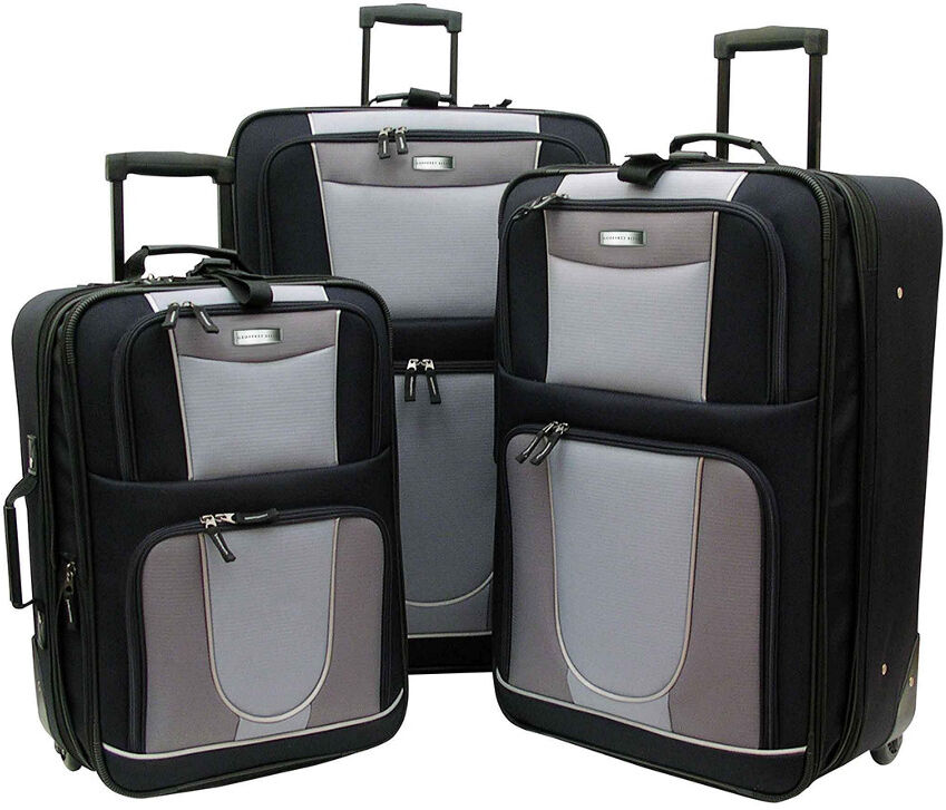 Geoffrey Beene Carnegie 3pc Luggage Set NoColor NoSize