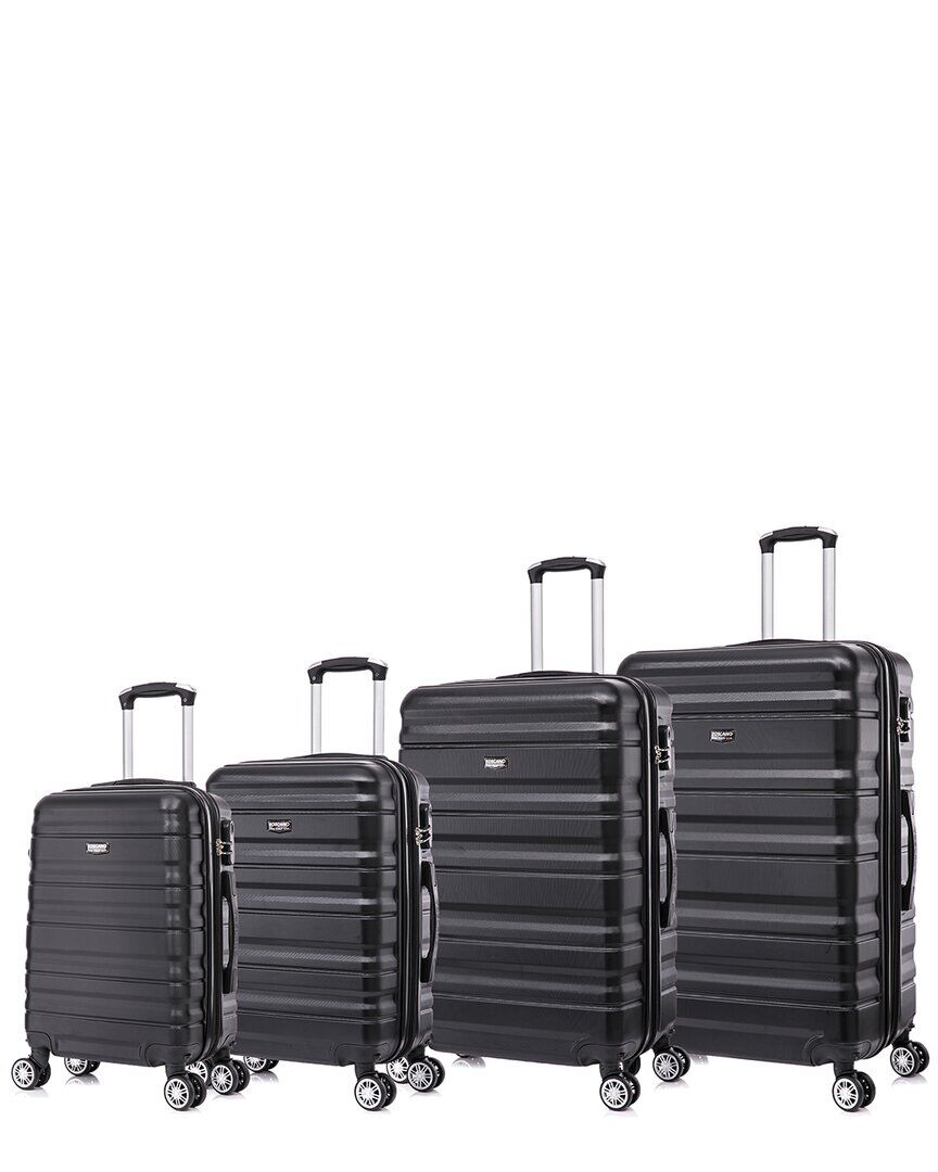 Toscano by Tucci Italy Magnifica 4pc Luggage Set Black NoSize