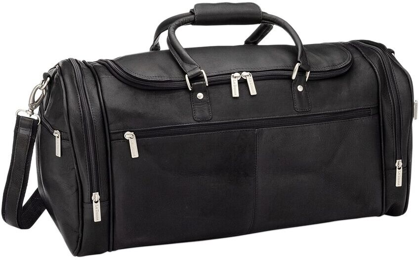 Le Donne Bedford Travel Leather Duffel Bag Black NoSize