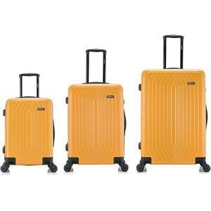 DUKAP Stratos Lightweight Hardside Spinner 3 Piece Set Red NoSize