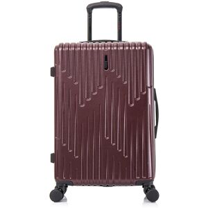 InUSA Drip Lightweight Hardside Spinner Luggage 24" Red NoSize
