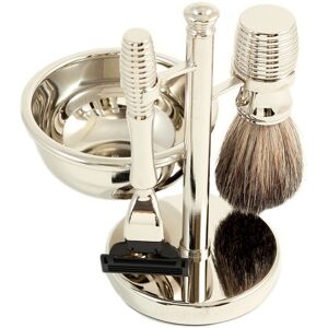 Bey-Berk Mach 3 Razor & Pure Badger Brush with Soap Dish NoColor NoSize Bey-Berk Mach 3 Razor & Pure Badger Brush with Soap Dish NoColor NoSize