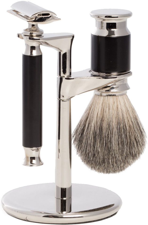 Bey-Berk Safety Razor & Pure Badger Brush NoColor NoSize