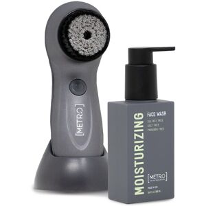 Metro Man Face Travel Moisturizing Face Wash 100ml & USB Facial Brush Set NoColor NoSize