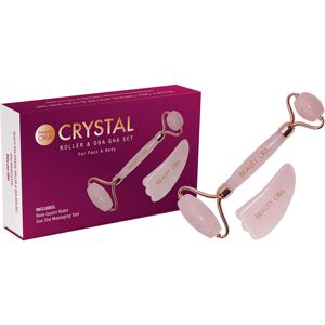 ORA Pink Crystal Roller & Gua Sha Set for Face & Body NoColor NoSize