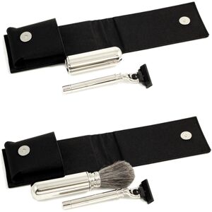 Bey-Berk Travel Razor & Badger Brush Set NoColor NoSize