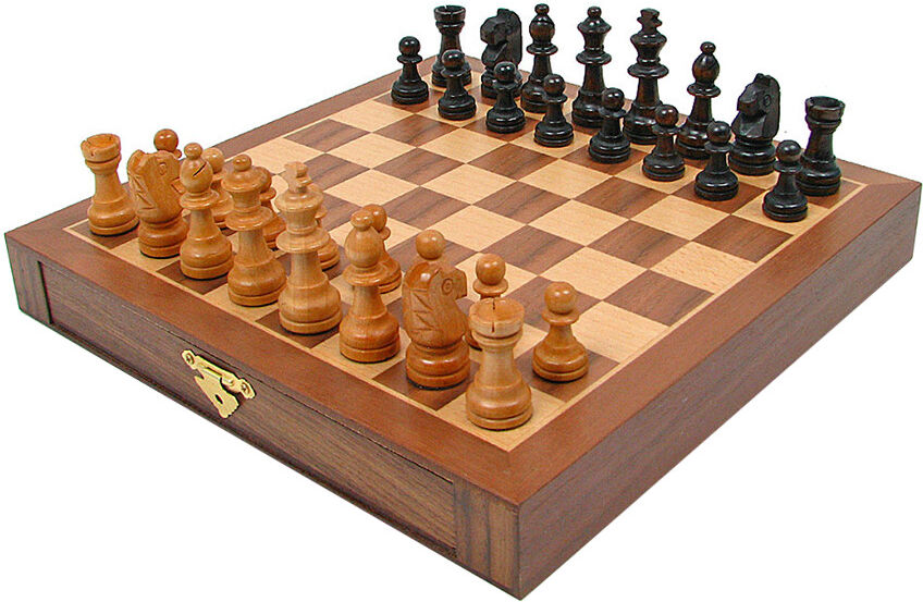 Trademark Games Walnut Chess Set NoColor NoSize