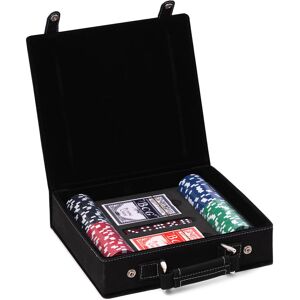 Bey-Berk Parker Black Poker Set NoColor NoSize