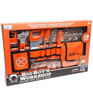 World Tech Toys Big Boy's Workshop 18pc Deluxe Tool Belt Playset NoColor NoSize