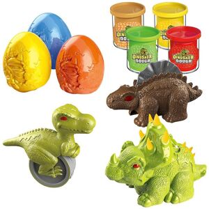 World Tech Toys Dinosaur Dough 12-Piece Playset NoColor NoSize