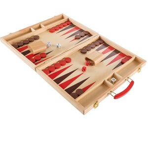 Trademark Wooden Backgammon Board Game Set NoColor NoSize
