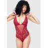 Fredericks Of Hollywood Mabel Teddy - red - XXL - female