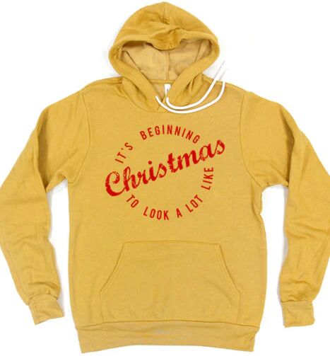 Waves Its Beginning to Look a Lot Like Christmas 3093_hoodie XL (14-18)