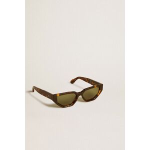 Golden Goose - Rectangular-style Sunglasses With Havana Brown Frame, Woman, Size: U