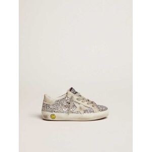 Golden Goose - Super-star Young With Silver Glitter, , Size: 35