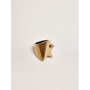 Golden Goose - Ring In Antique Gold Color, Woman, Size: 22