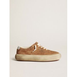 Golden Goose - Men's Space-star In Tobacco-colored Suede, Man, Size: 46