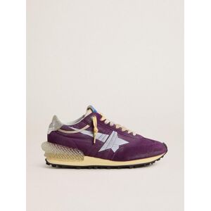 Golden Goose - Men’s Marathon With Purple Nylon Upper And White Star, Man, Size: 47