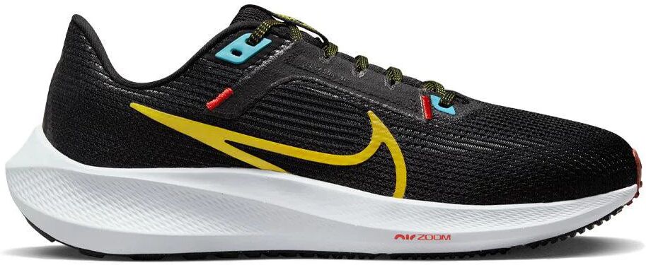 RelayGoods Women's Nike Pegasus 40, BlackSpeed Yellow-Dk Smoke Grey, 10.5 B Medium