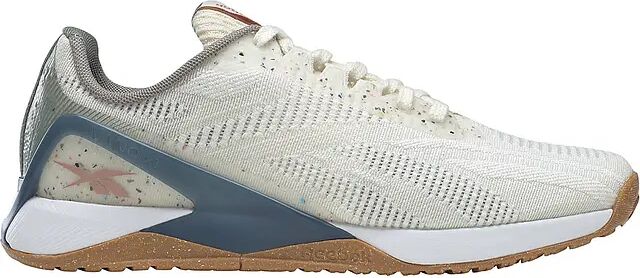 RelayGoods Women's Reebok Nano X1 Vegan, Classic WhiteHarmony GreenBrave Blue, 9.5 B Medium