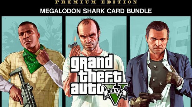 Microsoft Grand Theft Auto V: Premium Edition & Megalodon Shark Card Bundle (Xbox ONE / Xbox Series X S)