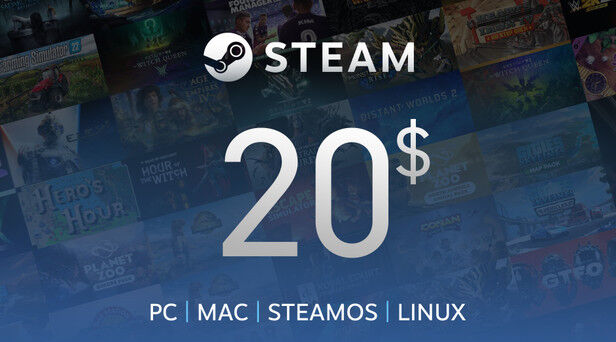 Steam Gift Card 20$