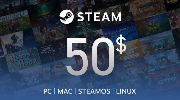 Steam Gift Card 50$